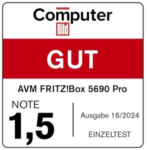 FRITZ! Box 5690 Pro – Premium WLAN Router mit Wi-Fi 7, Glasfaser & DSL