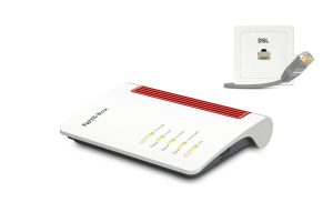 FRITZ! Box 7530 AX International – Wi-Fi 6 DSL Router mit Mesh & DECT-Basis
