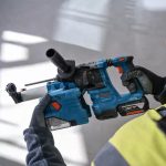 Bosch Professional 18V Akku-Bohrhammer GBH 18V-22 (SDS plus, KickBack Control, Vibration Control, inkl. GDE 18V-12, L-BOXX, ohne Akku/Ladegerät)