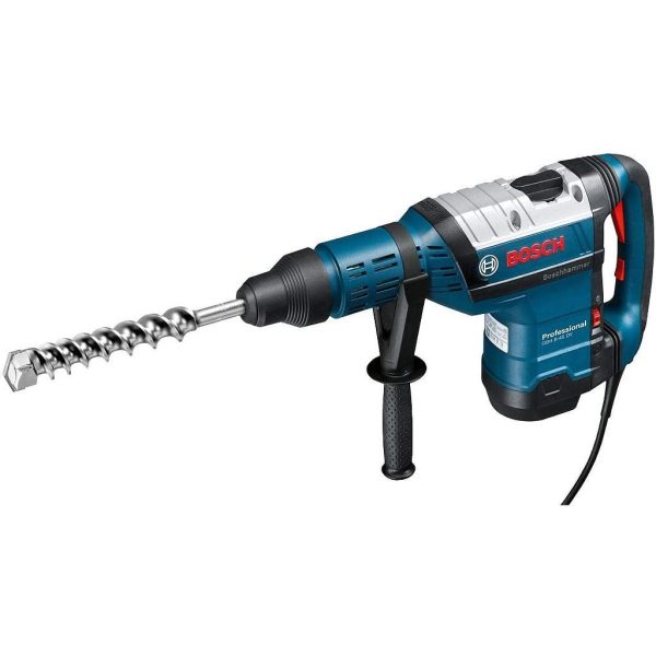 Bosch Professional Bohrhammer GBH 8-45 DV (1.500 Watt, SDS max, Schlagenergie 12,5 J, Bohr-Ø Beton 12–45 mm, inkl. Zusatzhandgriff, Koffer)