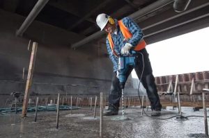 Bosch Professional Bohrhammer GBH 8-45 DV (1.500 Watt, SDS max, Schlagenergie 12,5 J, Bohr-Ø Beton 12–45 mm, inkl. Zusatzhandgriff, Koffer)