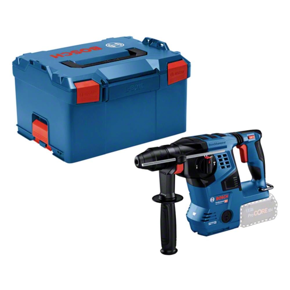 Bosch PRO 18V System Akku Bohrhammer GBH 18V-28 C (inkl. Zusatzhandgriff, Fetttube, Einlage, L-BOXX, ohne Akku/Ladegerät) Bosch PRO 18V System Akku Bohrhammer GBH 18V-28 C (inkl. Zusatzhandgriff, Fetttube, Einlage, L-BOXX, ohne Akku/Ladegerät)