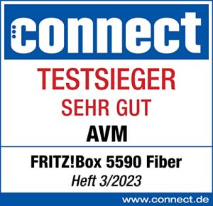 FRITZ! Box 5590 Fiber – Glasfaser-Router mit Wi-Fi 6, Mesh & 2.5G LAN-Port