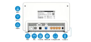 FRITZ! Box 5690 Pro – Premium WLAN Router mit Wi-Fi 7, Glasfaser & DSL