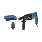Bosch Professional Bohrhammer GBH 2-26 F (830 Watt, SDS plus, inkl. Wechselfutter, Schnellwechselbohrfutter, Zusatzhandgriff, Handwerkerkoffer)