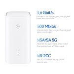 5G CPE 5s H153 WiFi 6 AX3000 Router – SIM-Support, Hochleistungsantennen, Mesh+