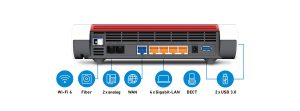 FRITZ! Box 5590 Fiber – Glasfaser-Router mit Wi-Fi 6, Mesh & 2.5G LAN-Port