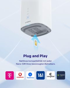 STRONG 5G WLAN Router – Wi-Fi 6 AX3000 Mobiler Hotspot mit Dual-LAN