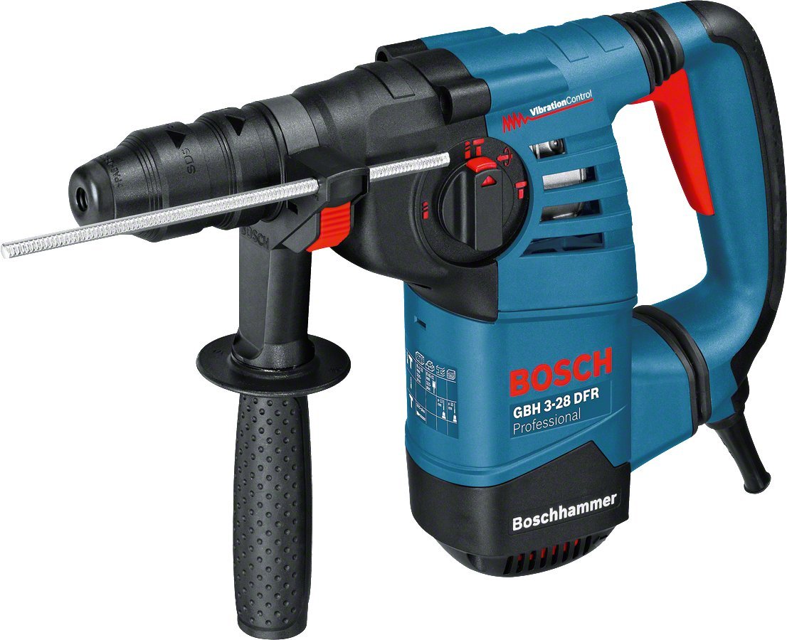 Bosch Professional Bohrhammer GBH 3-28 DFR (SDS plus, inkl. Schnellwechselbohrfutter 13 mm, Wechselfutter, Zusatzhandgriff, Fetttube, Koffer) Bosch Professional Bohrhammer GBH 3-28 DFR (SDS plus, inkl. Schnellwechselbohrfutter 13 mm, Wechselfutter, Zusatzhandgriff, Fetttube, Koffer)