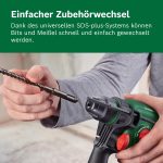 Bosch Akku-Bohrhammer UniversalHammer 18V (1x Akku 4,0 Ah; 18 Volt System; zum Bohren, Hammerbohren, Meißeln und Schrauben; im Koffer)