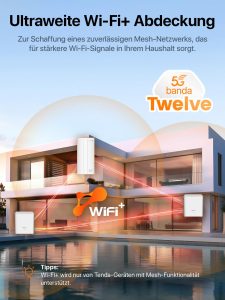 Tenda 5G01 – 5G Wi-Fi 6 Router für Nano-SIM mit Gigabit-Port & Mesh+