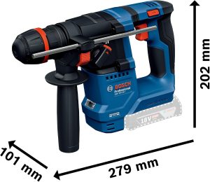 Bosch PRO 18V System Akku-Bohrhammer GBH 18V-18 X (ONECHUCK, inkl. L-BOXX 136)
