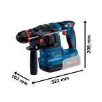 Bosch PRO 18V System Akku-Bohrhammer GBH 18V-22 X (inkl. L-BOXX 136)