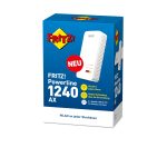 FRITZ!Powerline 1240 AX Set – Gigabit-Powerline mit Wi-Fi 6 Access Point