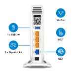 FRITZ! Box 4060 – Wi-Fi 6 Mesh Router mit DECT-Basis & USB 3.0