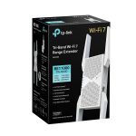 TP-Link RE655BE Tri-Band WiFi 7 Repeater – BE9300, EasyMesh, 2.5G LAN, WPA3