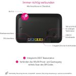 Deutsche Telekom Speedport Smart 4R WiFi 6 Mesh Router mit smarter WiZ Lampe – Starter-Set für Zuhause
