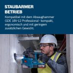 Bosch Professional 18V System Akku Bohrhammer GBH 18V-22 (mit SDS plus, inkl. 2x 4.0Ah Akku, Schnellladegerät GAL 18V-40, L-BOXX)