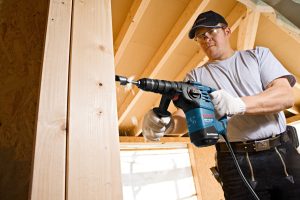 Bosch Professional Bohrhammer GBH 3-28 DFR (SDS plus, inkl. Schnellwechselbohrfutter 13 mm, Wechselfutter, Zusatzhandgriff, Fetttube, Koffer)