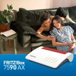 AVM FRITZ! Box 7590 AX WiFi 6 DSL Router – Mesh, DECT-Basis, Exklusive Edition mit USB-Stick