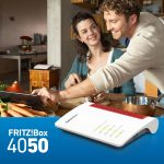 AVM FRITZ! Box 4050 – Wi-Fi 6 Dual-Band Router mit Mesh, DECT & Medienserver