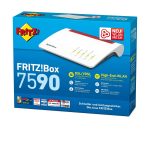 AVM FRITZ! Box 7590 Router – Dual-Band WLAN AC+N, VDSL/ADSL, DECT-Basis, Mediaserver