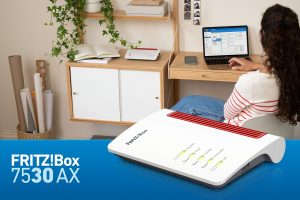 FRITZ! Box 7530 AX – WLAN Router mit Wi-Fi 6, VDSL Supervectoring & Mesh