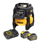 DeWalt DCC1054T2-GB 54v XR FLEXVOLT Akku 10L Luftkompressor inkl. 2x DCB546 Akkus