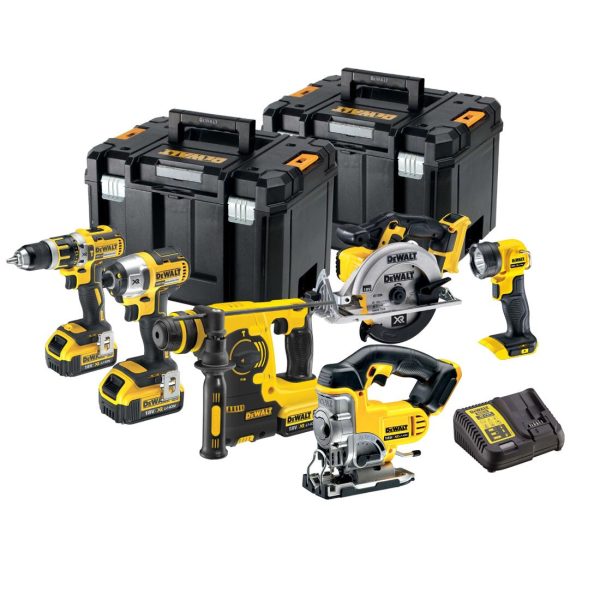 DeWalt DCK699M3T 18v XR Akku 6 teilig Power Tool Kit inkl. 3x 4.0Ah Akkus