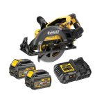 DeWalt DCS577T2-GB 54v XR FLEXVOLT Hochleistungs 190mm Handkreissäge inkl. 2x DCB546 Akkus