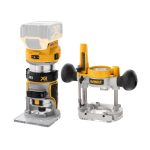 DeWalt DCW604NT-XJ 18v XR bürstenlos 1/4" Router ohne Akku und Ladegerät in TSTAK Case
