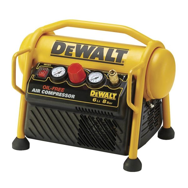 DeWalt DPC6MRC-GB 230v 1.5Hp Mini Roll Cage Luftkompressor 6 Litre