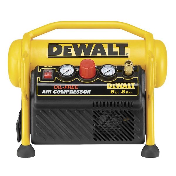 DeWalt DPC6MRC-GB 230v 1.5Hp Mini Roll Cage Luftkompressor 6 Litre