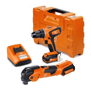 Fein MM 300 Multitool & Bohrschrauber 12v Doppelset inkl. 2x 2.5Ah Akkus