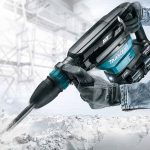 Makita HM002GZ03 Twin 40v Max XGT SDS Max Abbruchhammer ohne Akku und Ladegerät, im Koffer