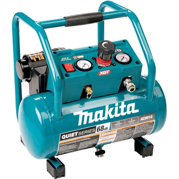 Makita AC001GZ 40v Max XGT geräuscharme Serie bürstenlos 7.6L Luftkompressor ohne Akku und Ladegerät