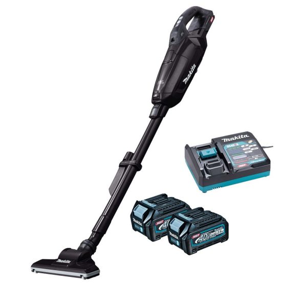 Makita CL002GD205 40v Max XGT Akku bürstenlos Staubsauger Schwarz inkl. 2x 2.5Ah Akkus