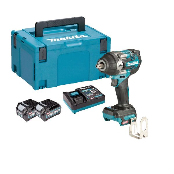 Makita TW008GD201 40v Max XGT bürstenlos 1/2" Schlagschrauber inkl. 2x 2.5Ah Akkus