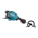 Makita UX01GD202 40v Max XGT bürstenlos Split-Shaft Multifunktionswerkzeug Antriebseinheit inkl. 2x 2.5Ah Akkus
